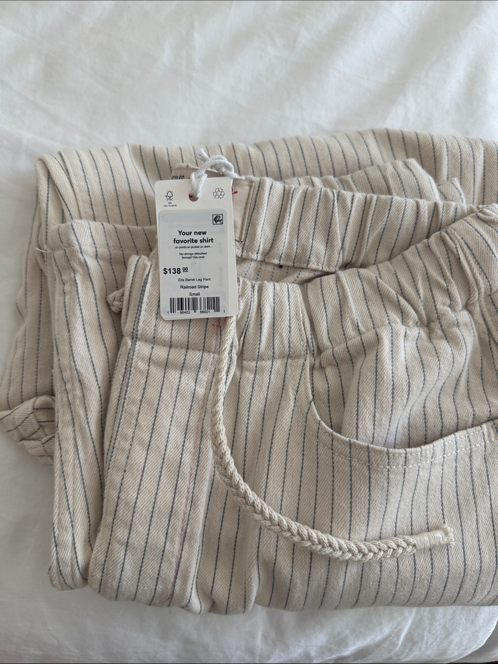 NWT! Marine Layer Ella Barrel Leg Pant, size S - Picture 7 of 7